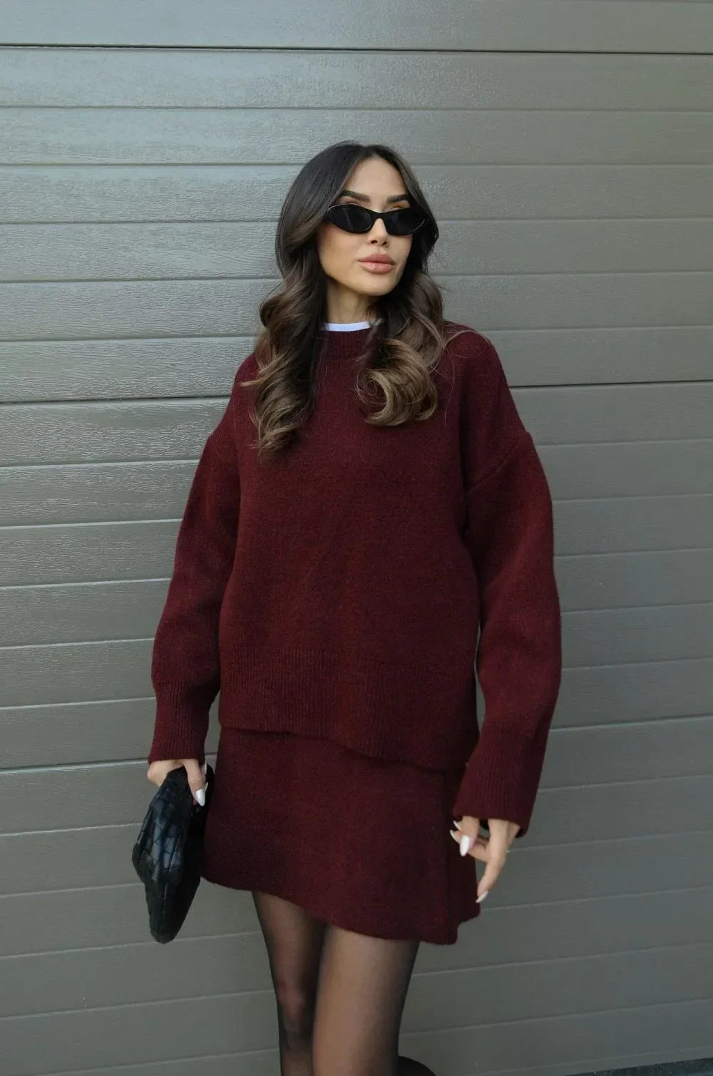 Lena - Ensemble pull-over + jupe