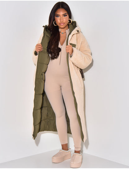 Clara - Manteau Long Réversible pour Femme