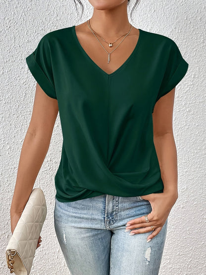 Lusa - T-shirt à col en V